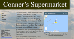 Desktop Screenshot of connerssupermarket.com