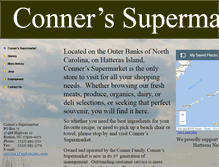 Tablet Screenshot of connerssupermarket.com